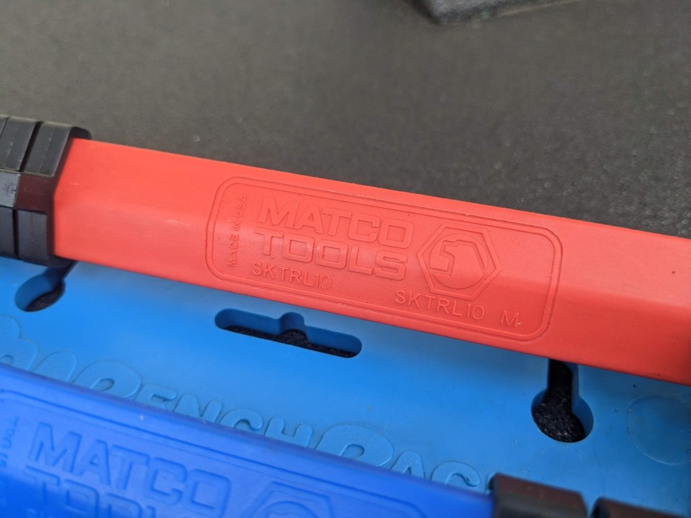 Matco Tools Plastic Socket Rail Organizers Lot