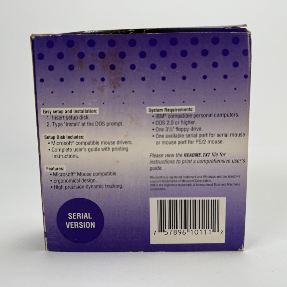 Surplus Software Microsoft Mouse High Precision Input Device PK-MS-S30