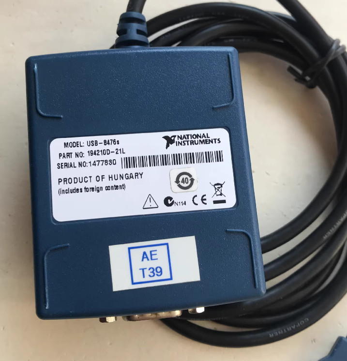 National Instruments NI USB-8476s LIN Interface Device 194210E-21L-