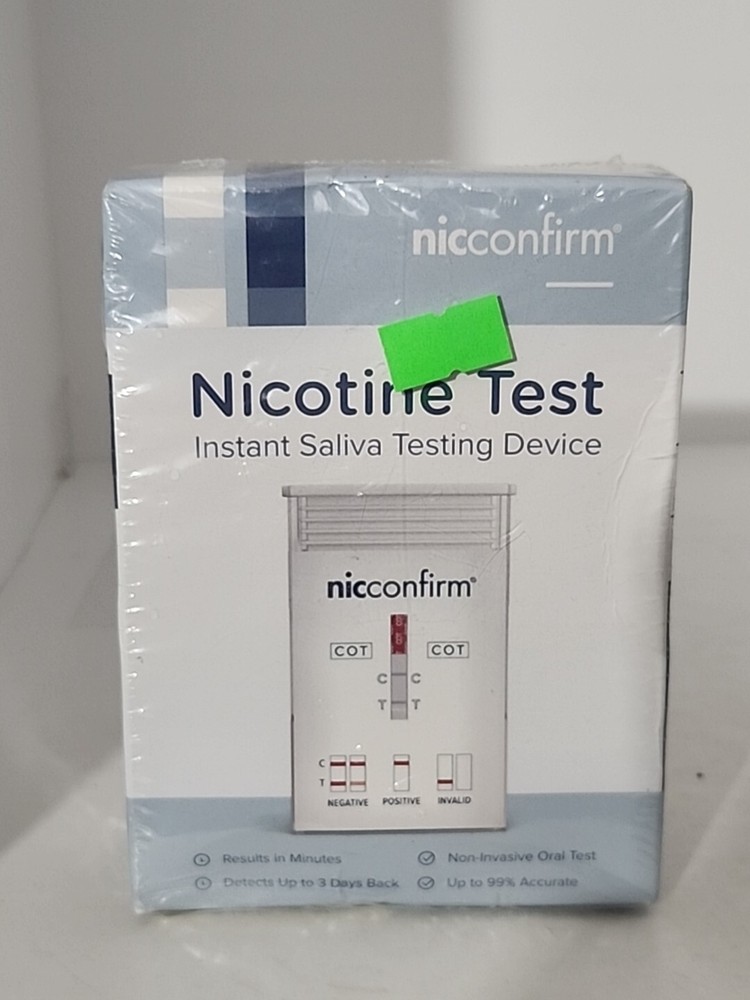Nicconfirm Nicotine Test Instant Saliva Testing Device