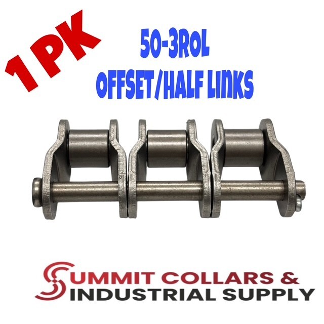 #50-3 Triple Strand Roller Chain Offset Links - 1Pack