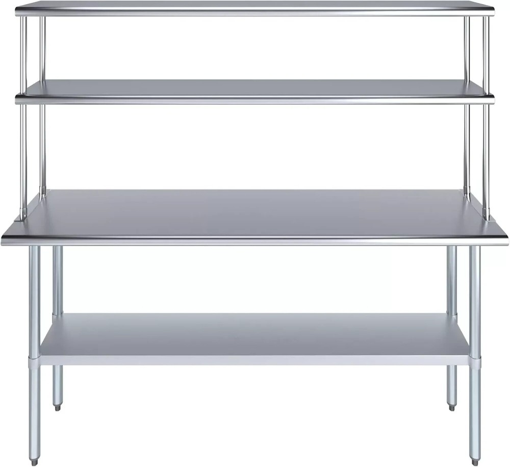 NSF Commercial Kitchen Prep & Work Table, Heavy Duty Stainless Steel Work