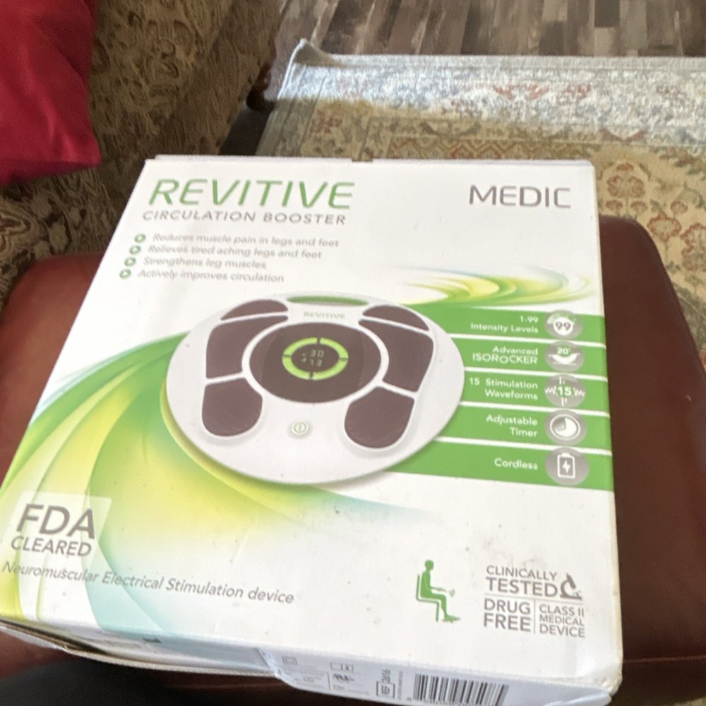 REVITIVE Medic Circulation Booster Neuromuscular Stimulation Device White
