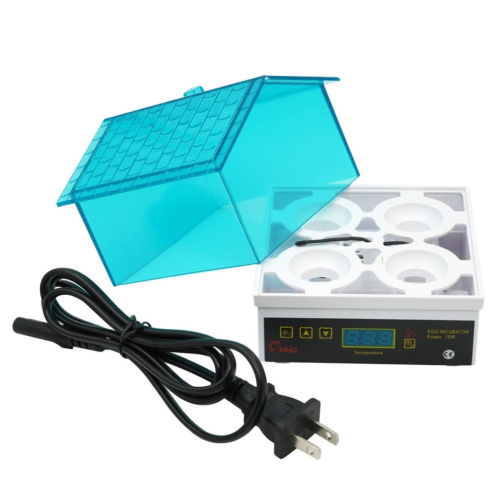 4 Egg Incubator, Incubators for Hatching Eggs, Mini House with Automatic...