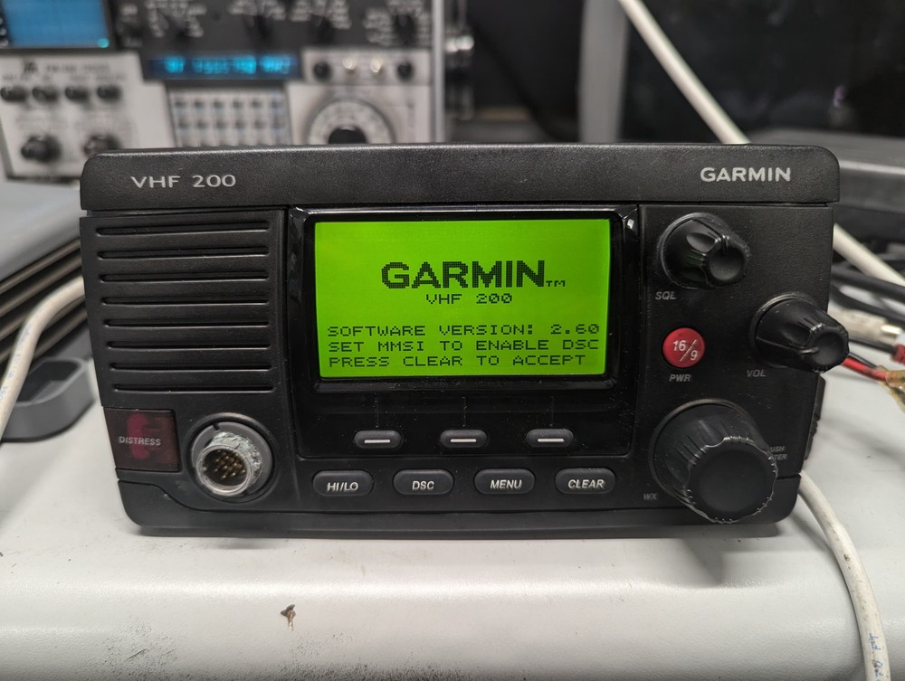 Garmin VHF200 Marine VHF DSC Transceiver - Tested - *Transceiver Only*