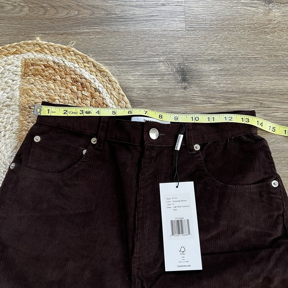 THAKOON High Rise Corduroy Pants NWT