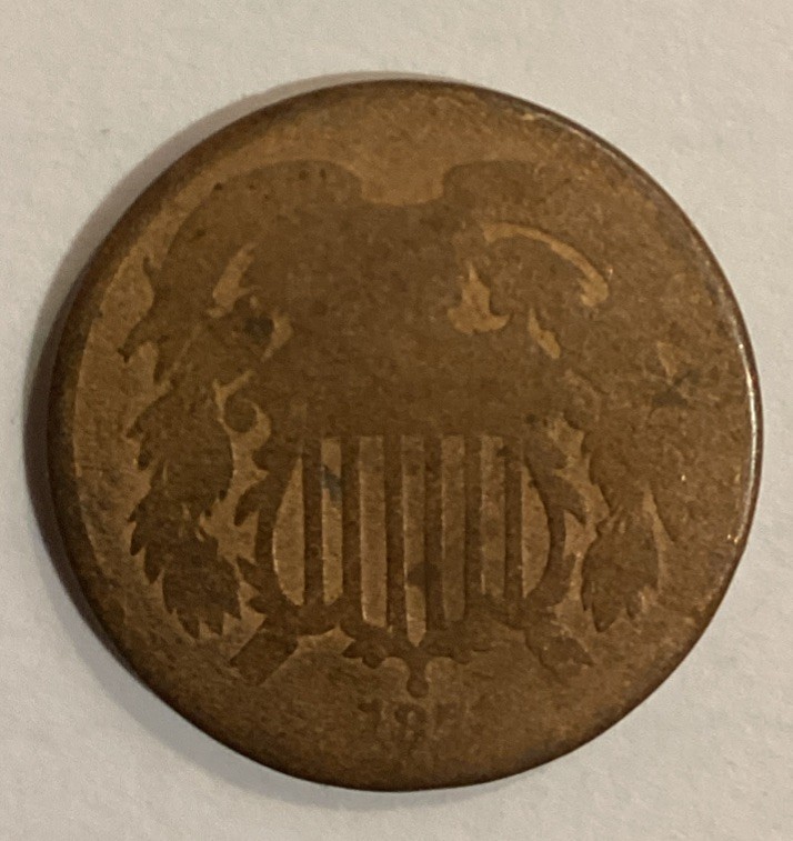 1871 United States Two Cent Coin