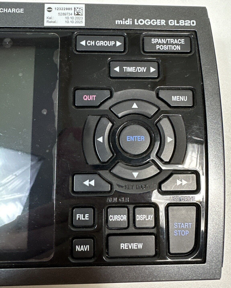 Graphtec midi LOGGER GL820 Compact Multi Channel Data Logger