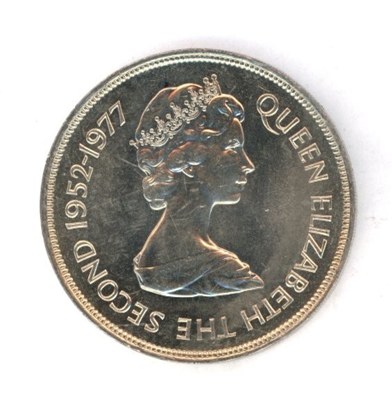 FALKLAND ISLANDS ~ 1977 ~ 50 PENCE ~ BU