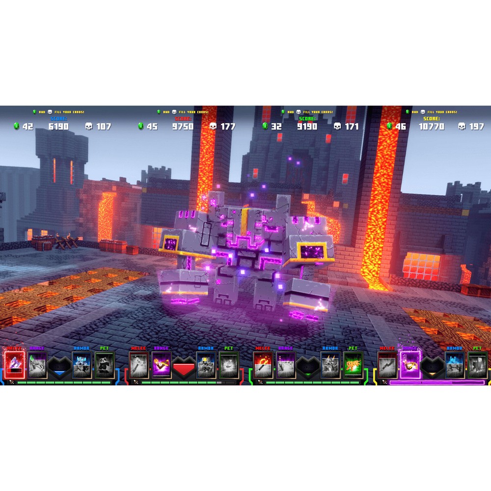 Raw Thrills Minecraft Dungeons Arcade - 4 Player