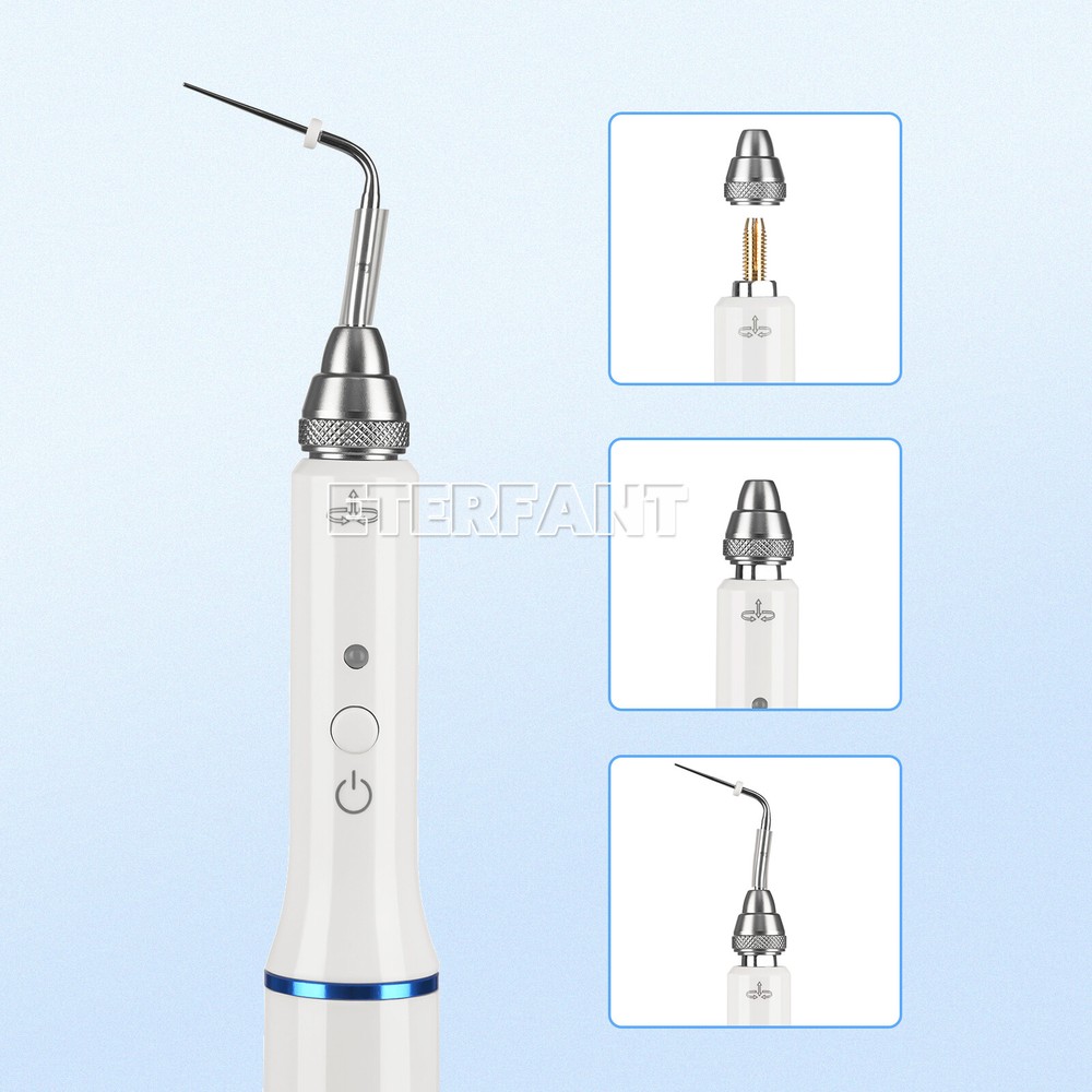 ETERFANT Dental Gutta Percha Obturation System Endo Heated Pen+2xTips white