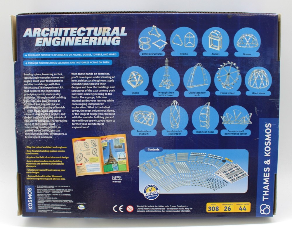 Architectural Engineering Stem Experiment Kit Thames & Kosmos