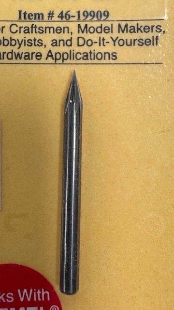 Carbide Cutter Dremel Type - Cone, 1/8" dia. #46-19909
