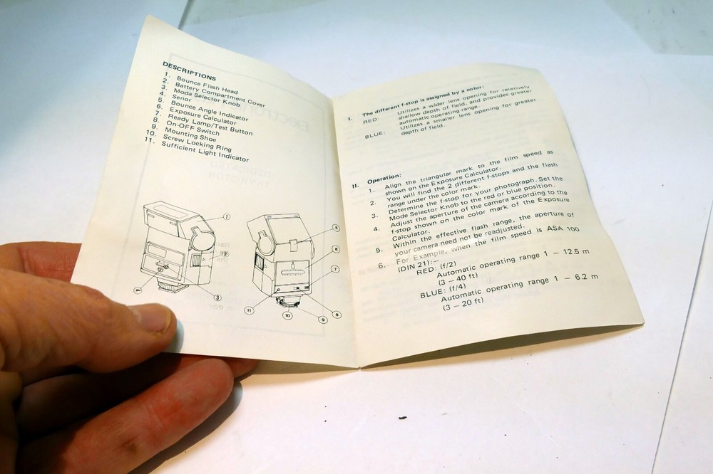 90-MDT Albinar Flash multi-Dedicated THYRISTOR Instructions manual Guide Book