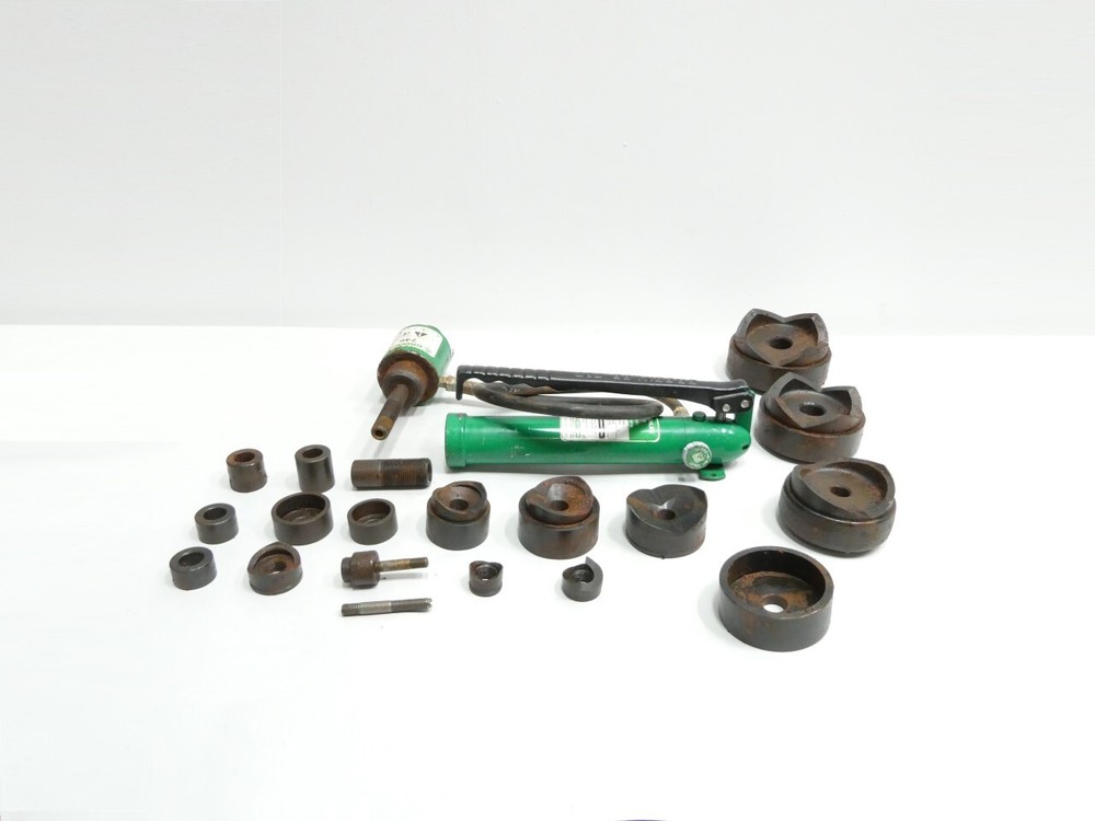 Greenlee 7310 Hydraulic Knockout Punch Driver Set 1/2" - 4"