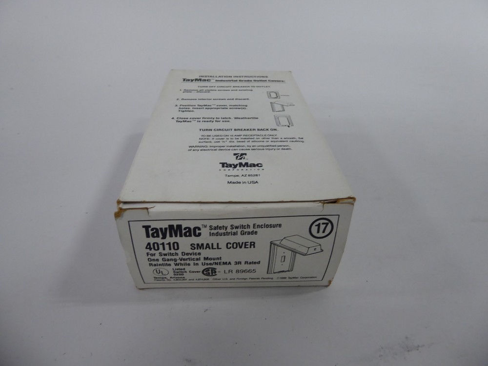 Taymac 40110 Small Cover for Switch Vertical Mount