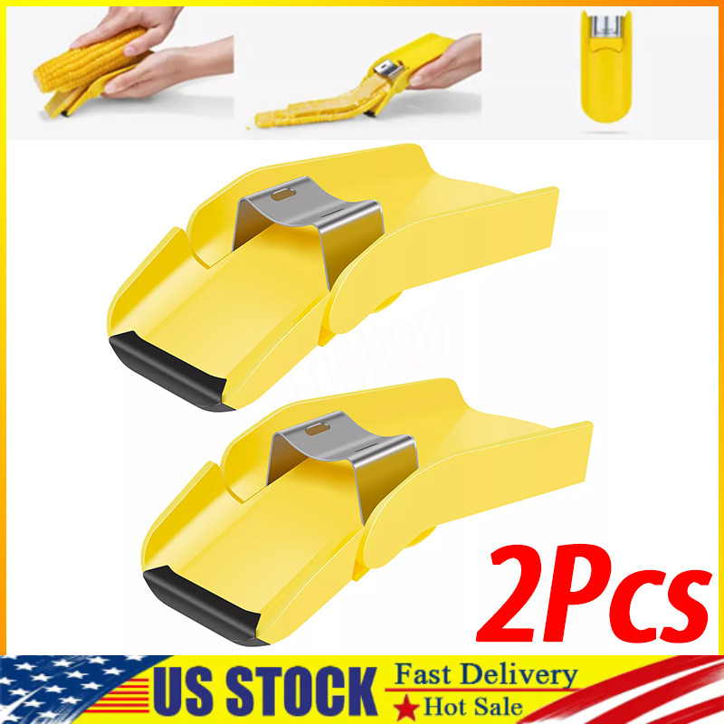 2x Fast Corn Cob Separator and Peeler Easily Peel Your Corn Cobs Cooked or Fresh