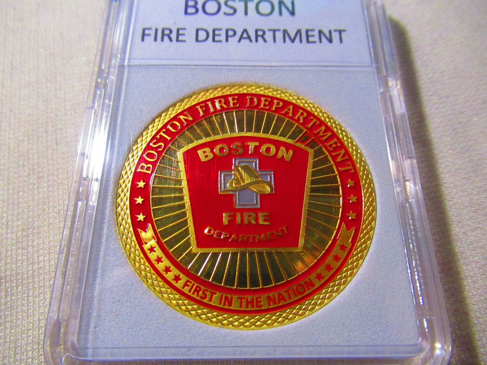 BOSTON Fire Dept. Challenge Coin