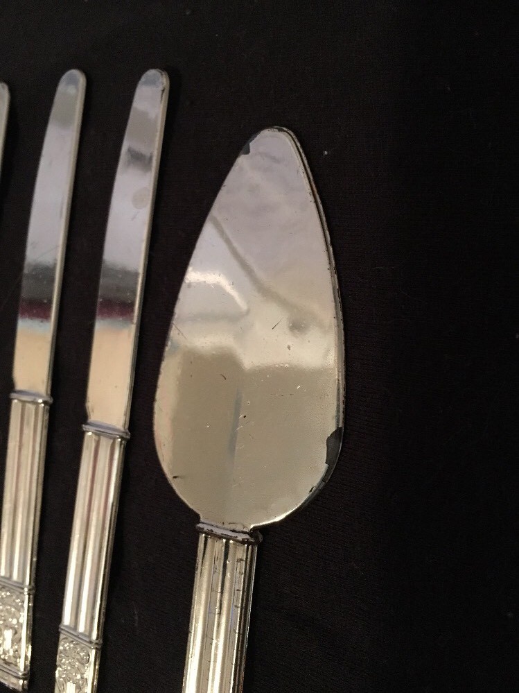 Vintage Plastic Toy Silverware Set