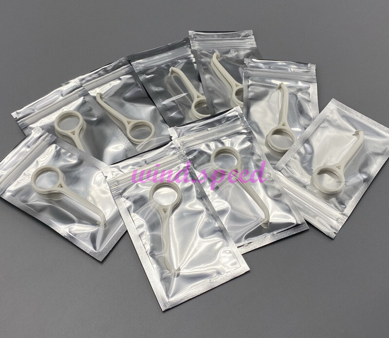 100PC Dental Orthodontic Aligner Remove Invisible Braces Hook Plastic Tool White