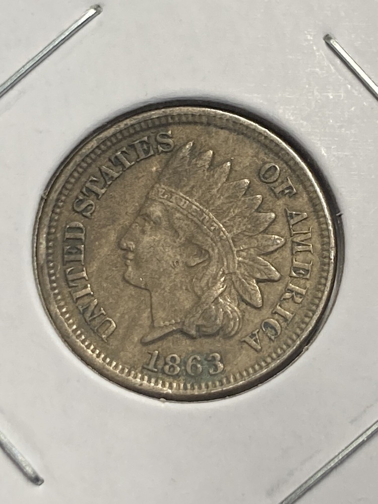 1863 Indian Head Cent - Copper-Nickel - As Shown! (#0801)