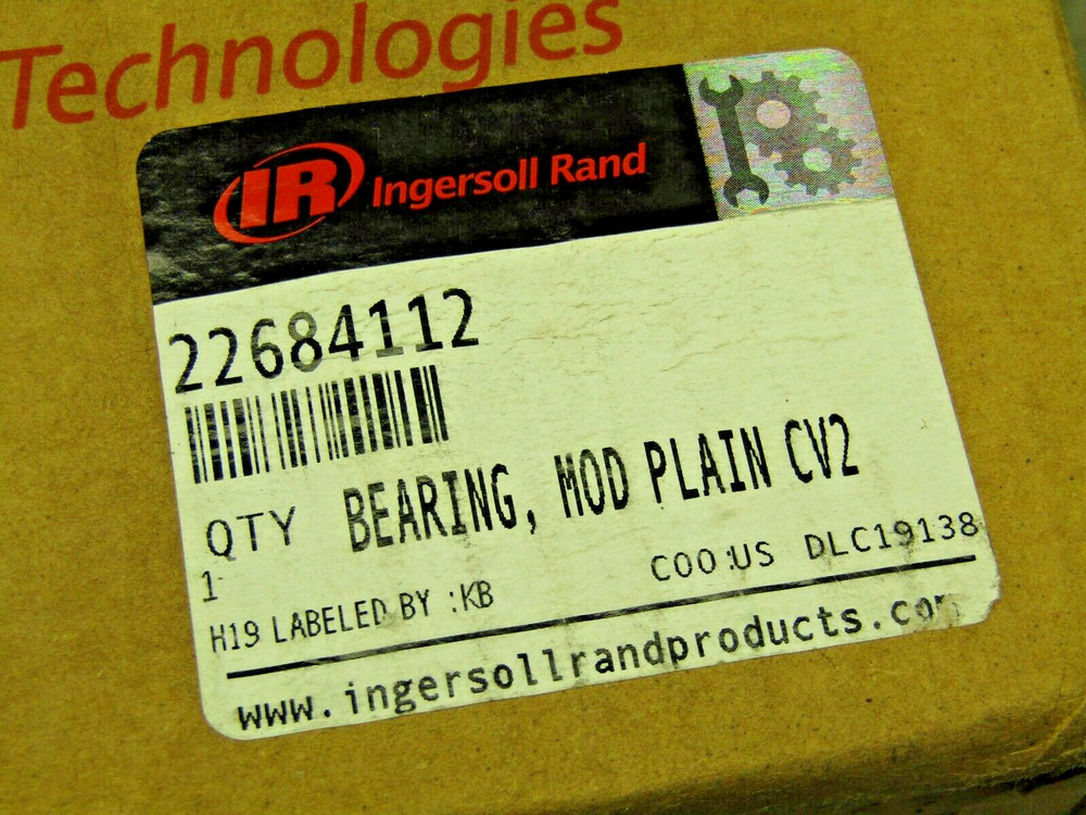 Ingersoll Rand Compressor Bearing Assembly 22684112
