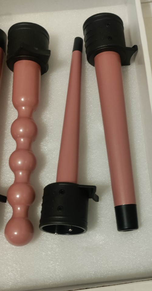 Interchangeable Ceramic Curler Set 6 IN 1 Adjustable Heat Settings Electric