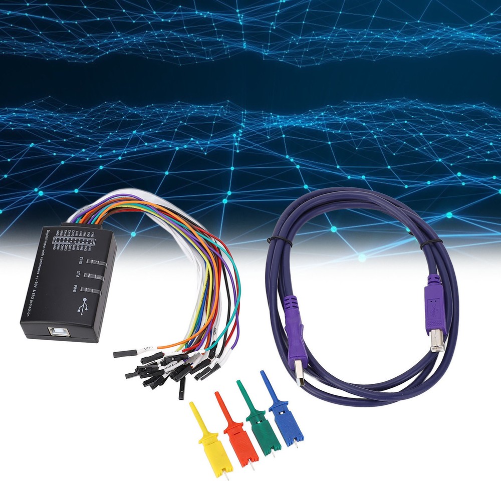 Logic Analyzer 100M Sampling Rate Compact USB Logic Analyzer Tool Supply Part