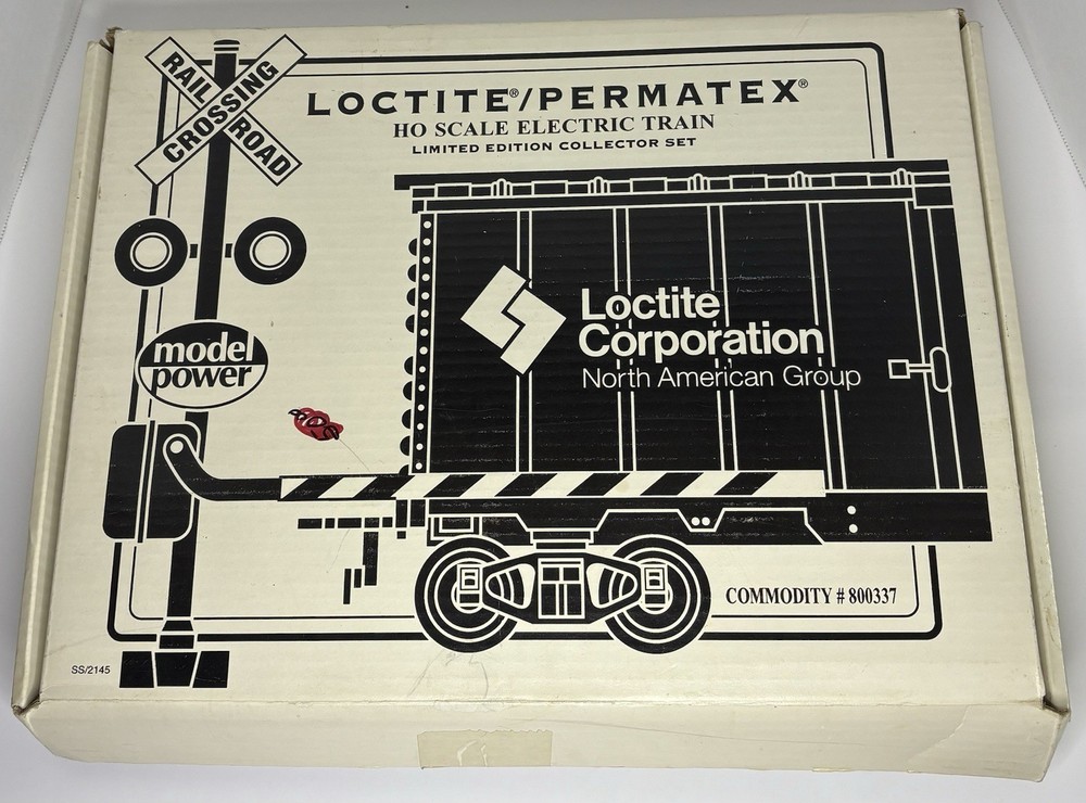 Loctite Permatex HO Scale Electric Train Set Limited Edition Collector 800337