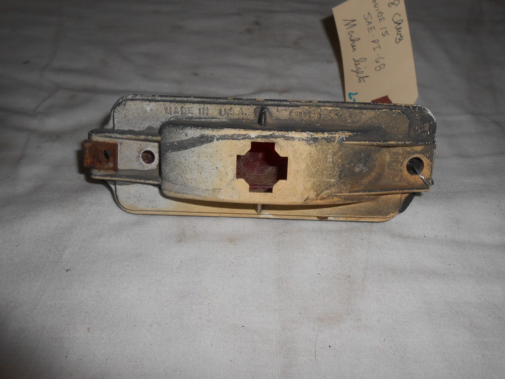 1968 CHEVY MARKER LIGHT LENS, GUIDE 15