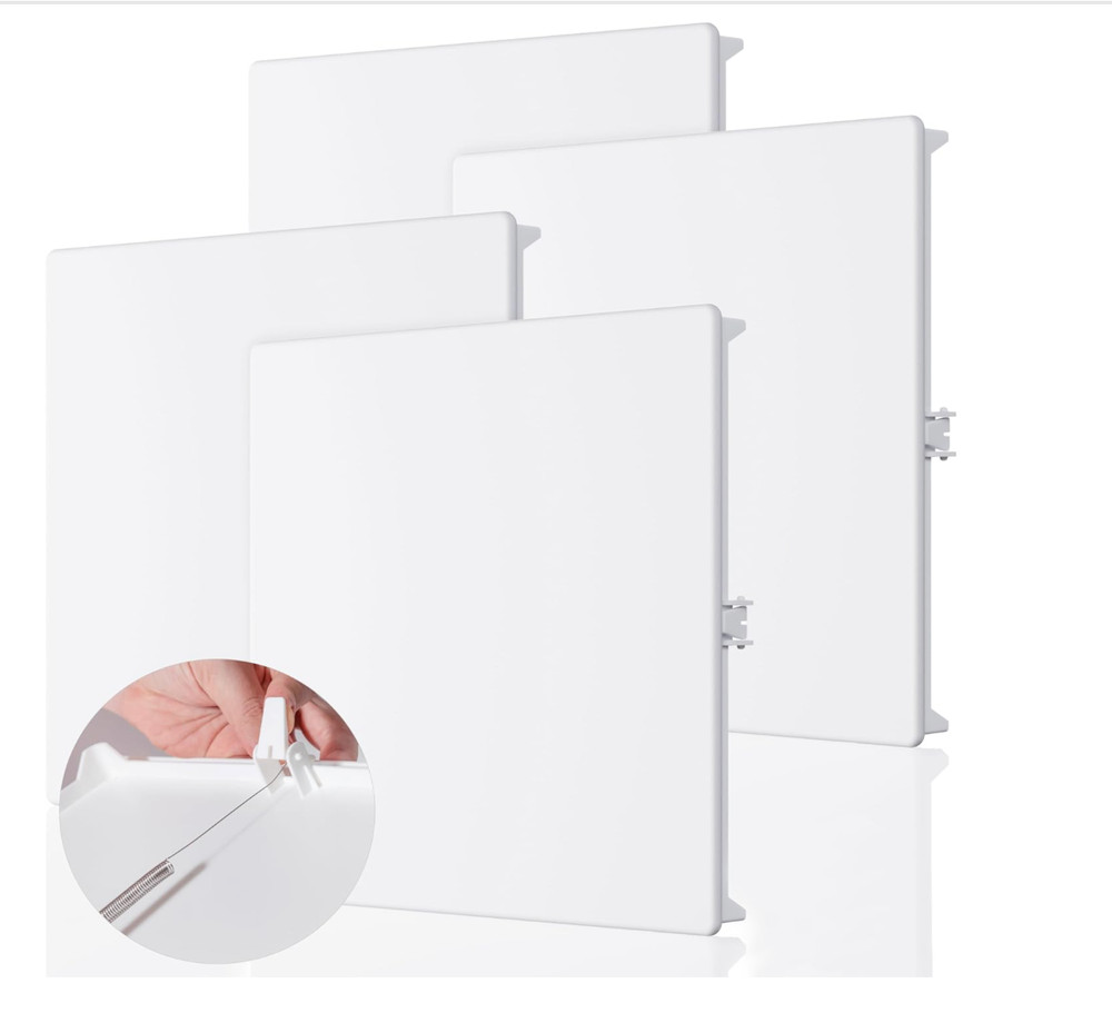 4 Pack Morvat Spring Access Panel 12x12in for Ceiling & Drywall, Heavy-Duty