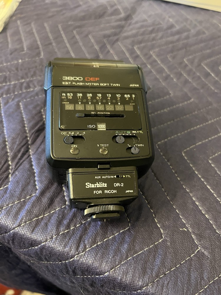 Starblitz 3800 DEF Dr-2 For Ricoh Flash Module System Flash Meter Soft Twin
