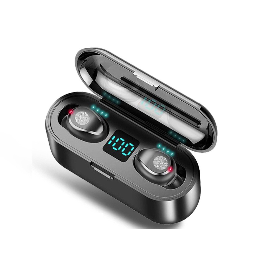Digital Display Wireless Bluetooth Headset 5.0 Dual Call Power Display Movement