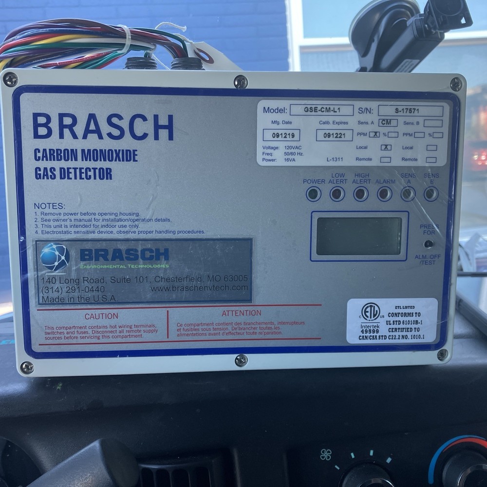 BRASCH GSE-CM-L1 Carbon Monoxide Detector