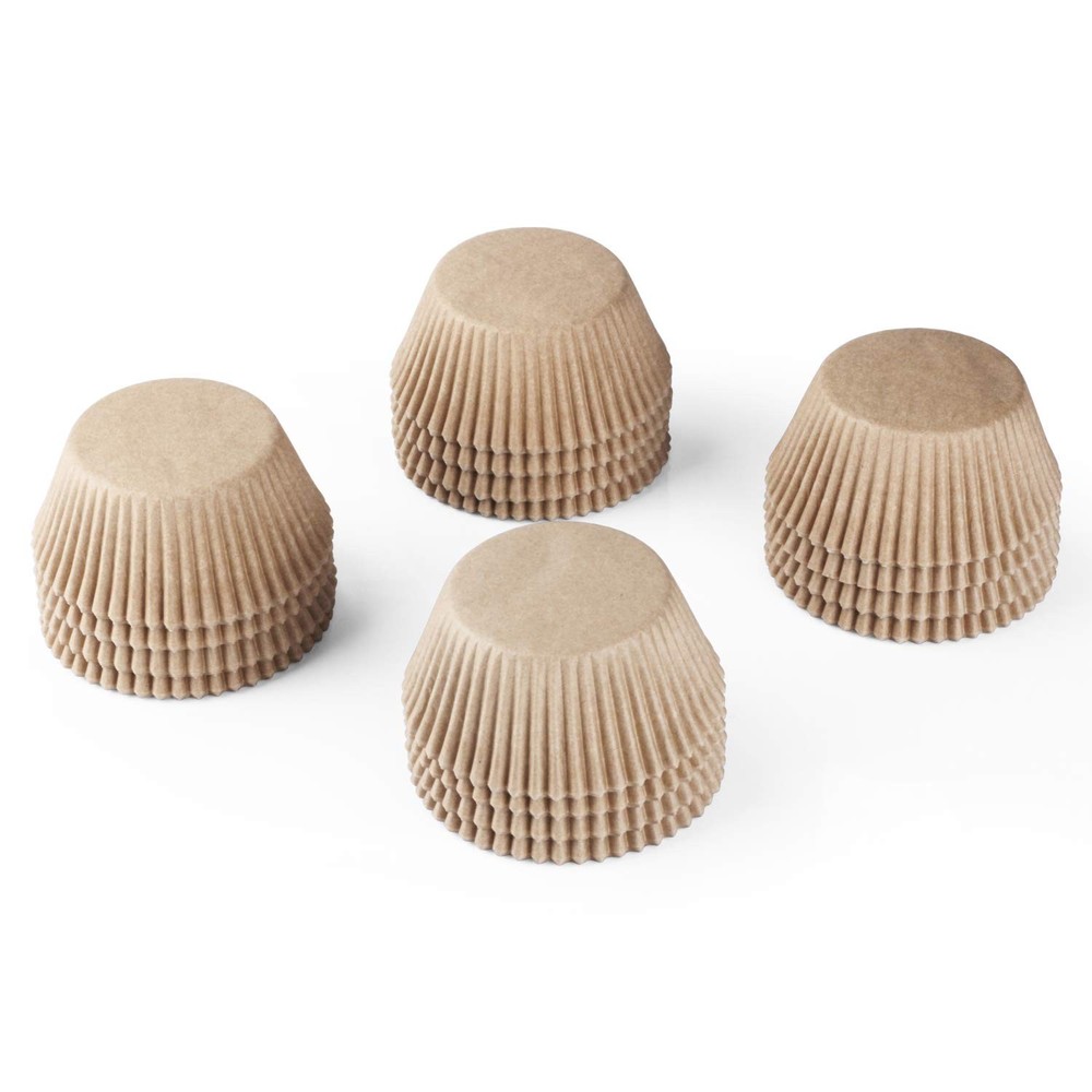 Caperci Standard Natural Cupcake Liners 500 Count, No Standard,