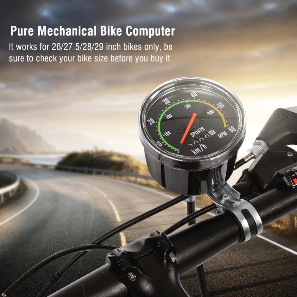 Computer Cycling Automatic Wake up Speedometer Odometer Black