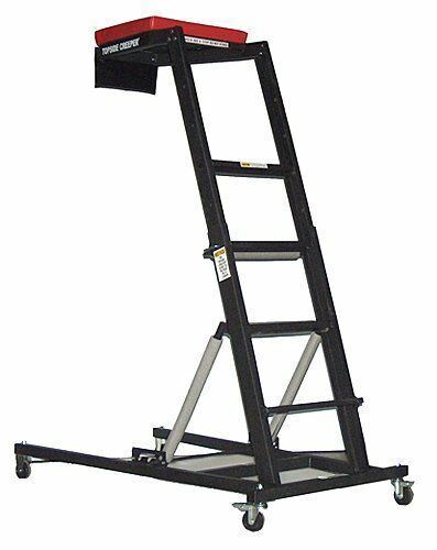 Engine Access Foldable Topside Creeper With Adjustable Height & Padded Deck