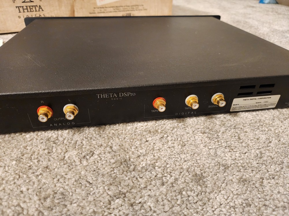 Theta DS Pro Basic Digital Signal Processor Black With Original Packaging Tested