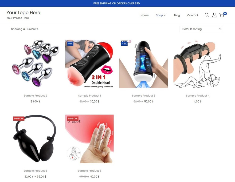 Professional Online Store | Website | WordPress