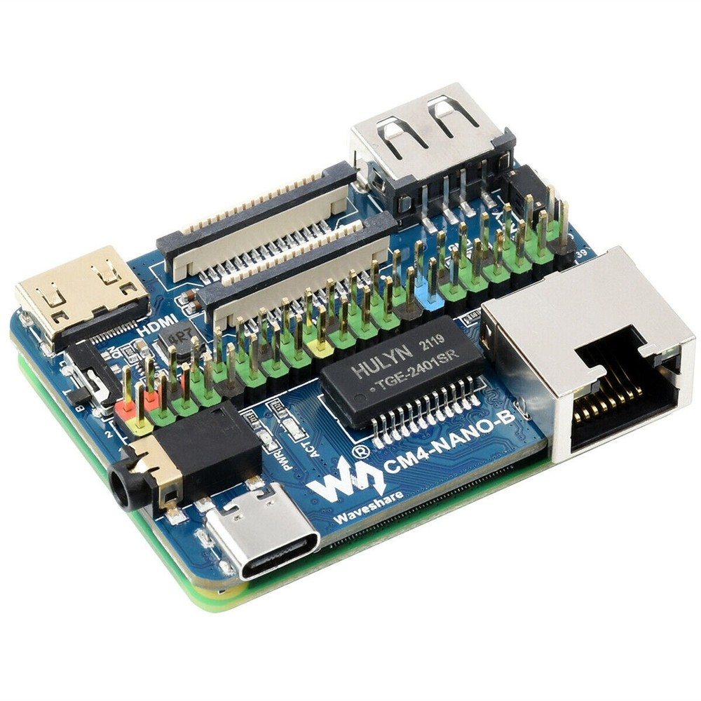 Nano Base Board (B) for Raspberry Pi Compute Module 4 Same Size as the CM4