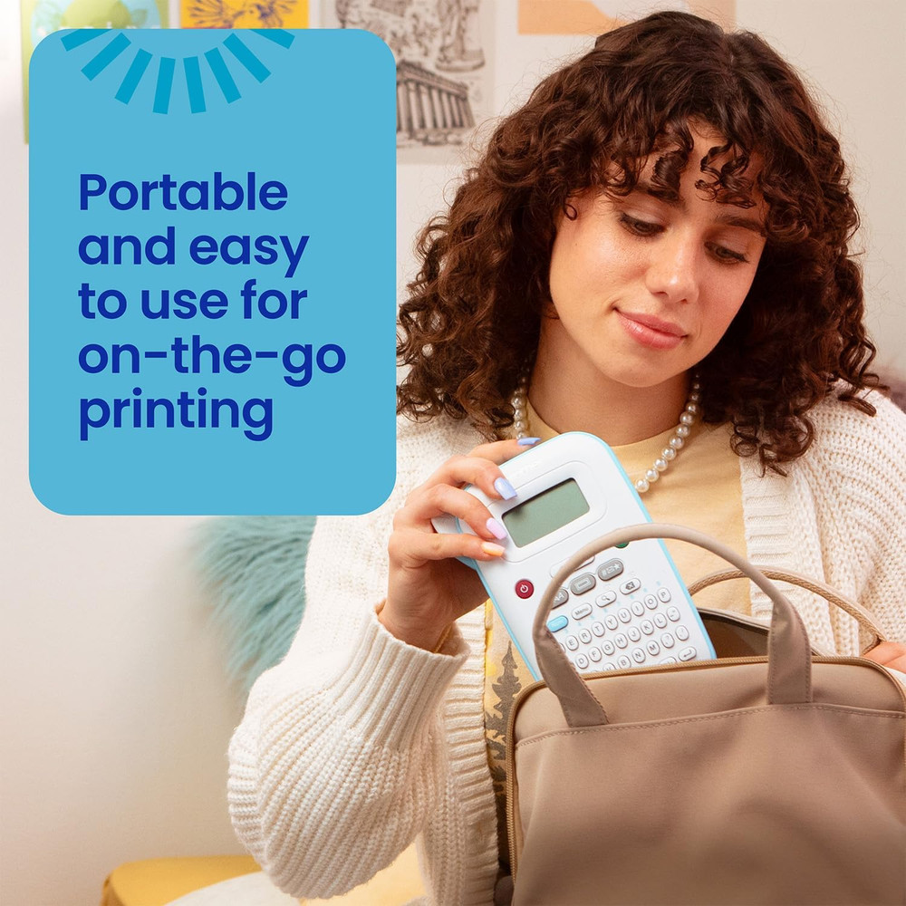 P-Touch PT-N10 Personal Handheld Label Maker, Portable and Prints, P-Touch Btag