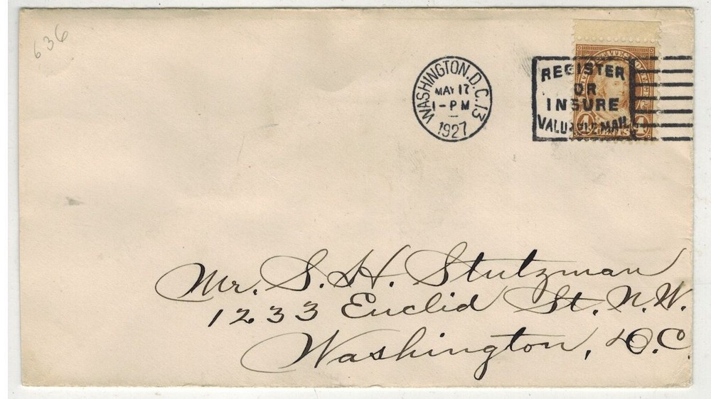 1927 OLD FIRST DAY ISSUE 636 4c MARTHA WASHINGTON HAMMELMAN FDC