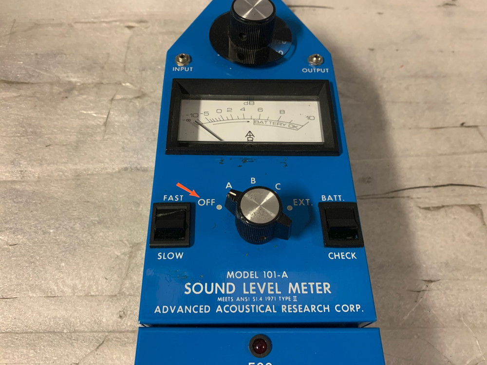 Sound Level Meter 101-A + Octave band filter 201
