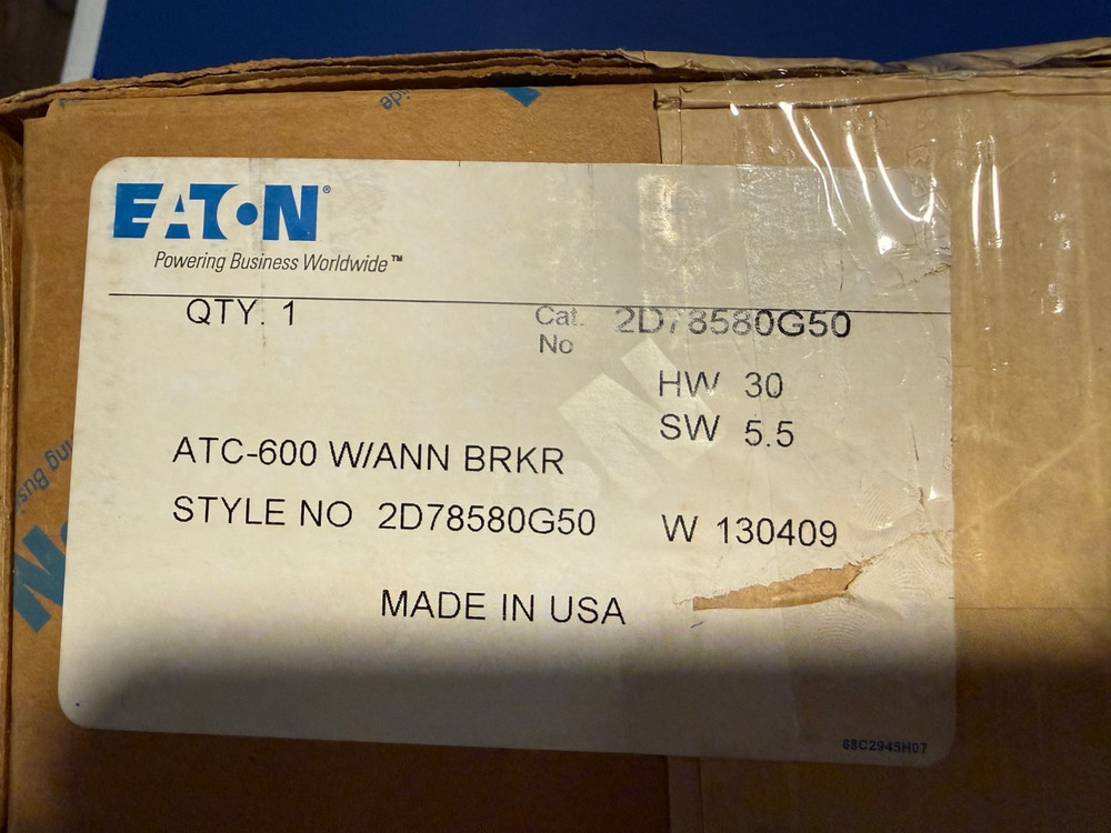 Eaton ATC-600 Automatic Transfer Control
