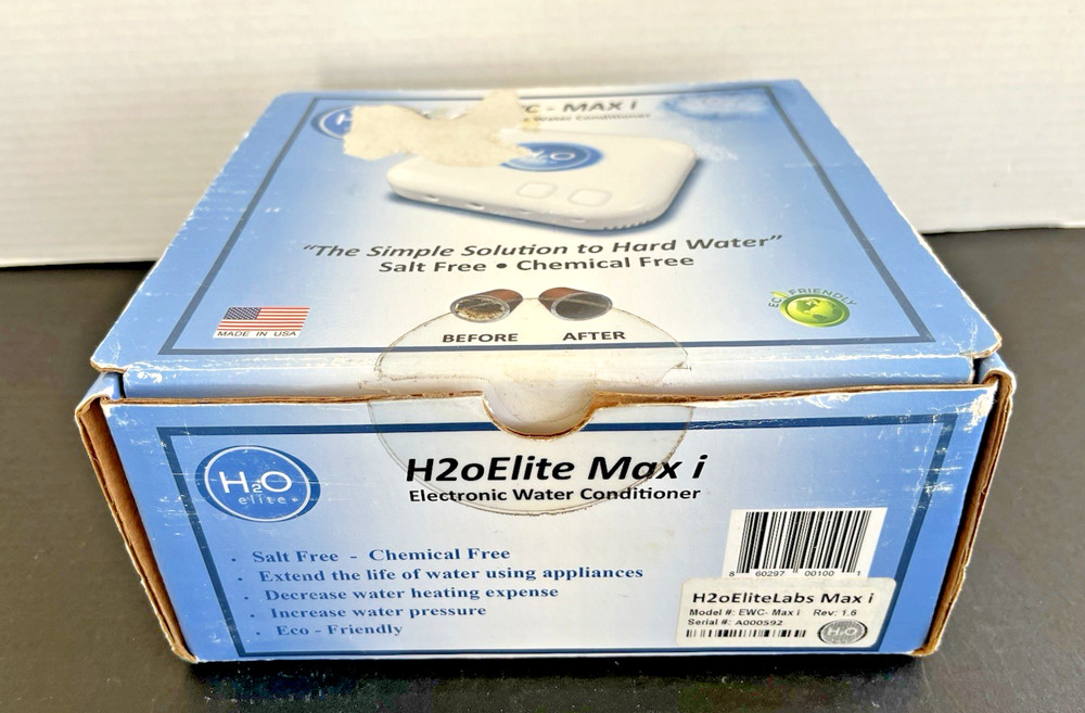NEW SEALED H20Elite Max i Electronic Water Conditioner EWC Max i