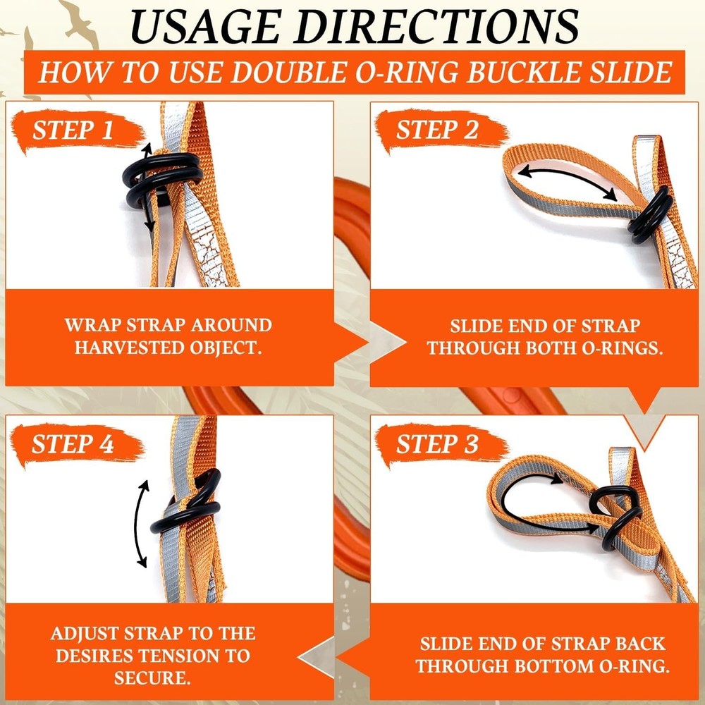Ultimate Deer Dragging Solution: Heavy-Duty Rope & Safety Strap - 400lb Capacity