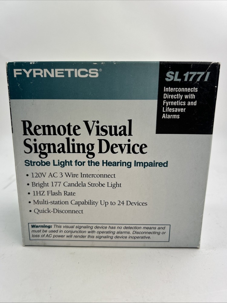 Fyrnetics Remote Visual Signaling Device SL 1771 Open Box