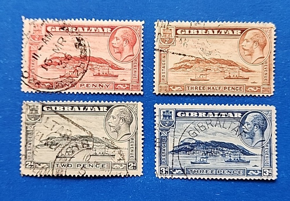 Gibraltar Stamps, Scott 96-99 Complete Set Used