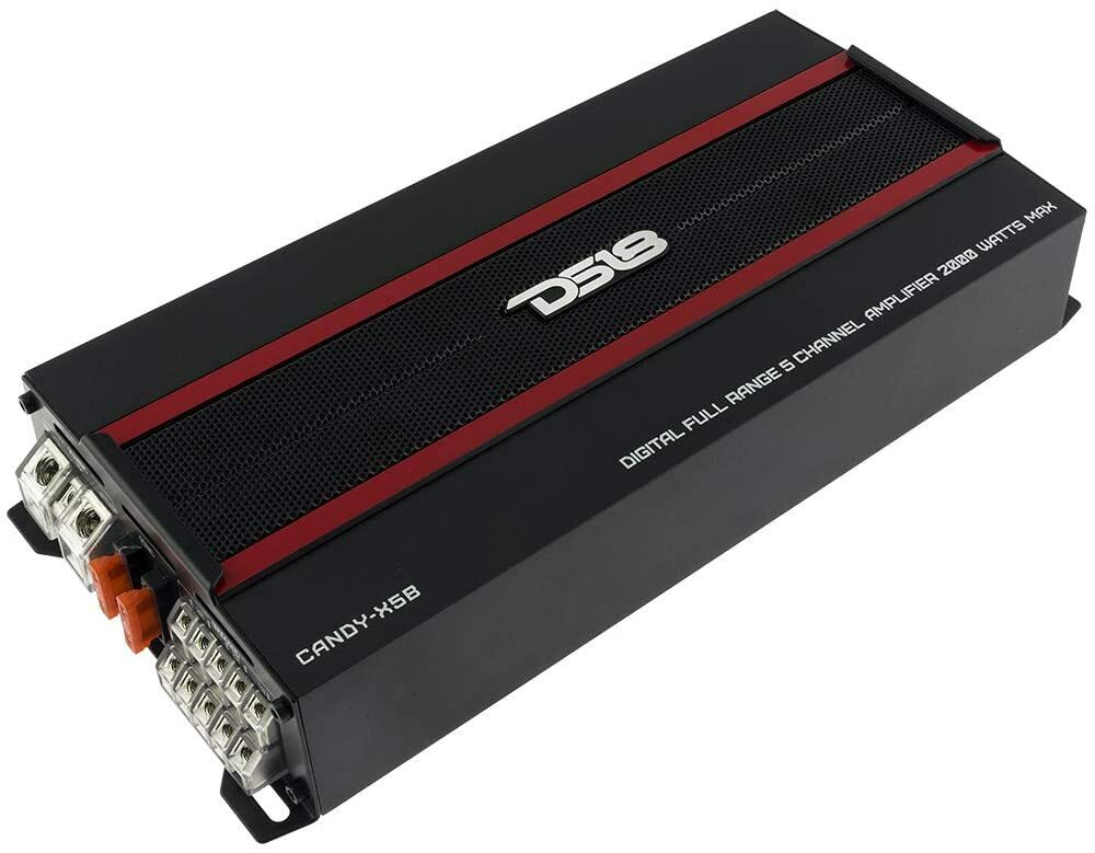 DS18 CANDY-X5B Digital Car Audio Amplifier Class D, 5 Channels, 2000 Watts Max