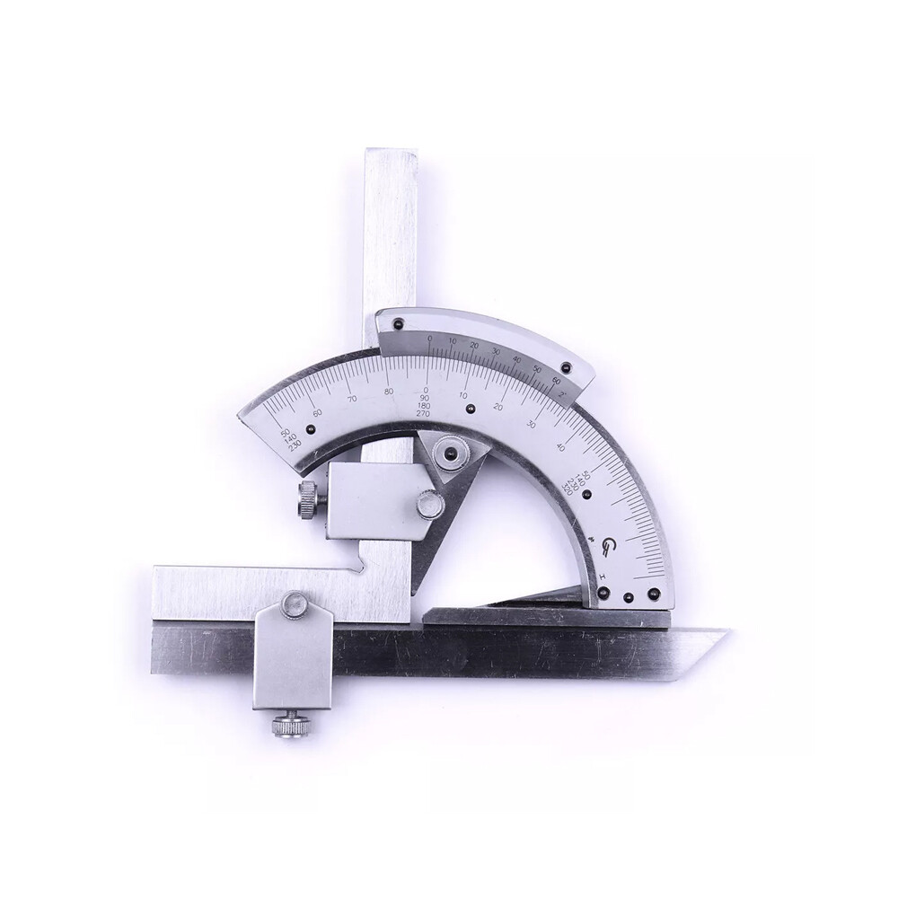 0-320° Precision Angle Measuring Finder Universal Bevel Protractor Vernier Tool